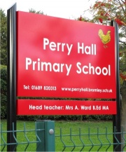 Premium Post Mounted Aluminium School Signs